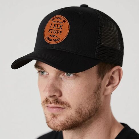 Dad Hat Fathers Day Dad Gifts Mens Baseball Cap Christmas Birthday Gift for Dad Husband Grandpa Black in Saudi Arabia