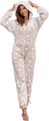 RONGTAI One-piece Women Robes with Star Plush Long Bathrobe for Women, Warm and Soft for Birthday Holiday Gifts in Saudi Arabia