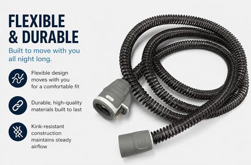 Climate line Tube for airsense 11 and aircurve 11-6 Foot Long - eliminates rainout and Condensation in Saudi Arabia
