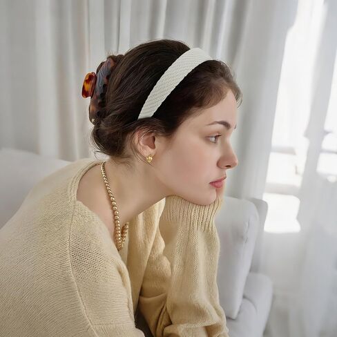 VOBOBE Knitted Headbands for Women, Non Slip Trendy Women Headband Soft Comfortable Fashion Hairband, Pack of 3 in Saudi Arabia