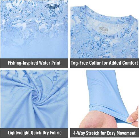 Palmyth Boys Fishing Shirt Long Sleeve UPF 50+ Sun Protection Quick-Dry Youth Tee in Kuwait