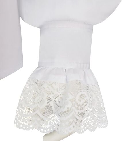 Mens Pirate Shirt Medieval Vintage Ruffled Lace Shirt 18th-Century Regal Renaissance Victorian White Blouse in Saudi Arabia