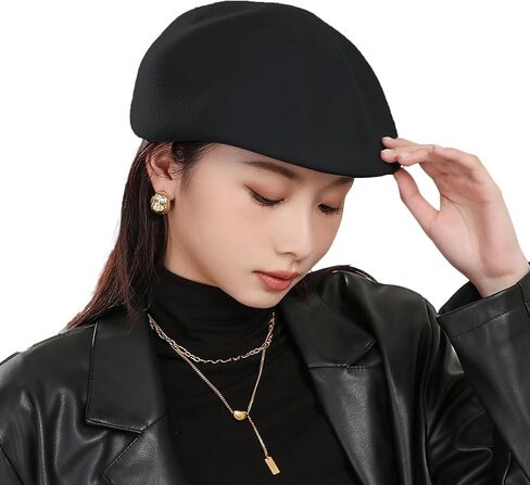 Classic Newsboy Hat for Women's Cap 8 Panel Wool Beret Hat in Kuwait