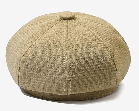 Waffle Newsboy Cap for Women - Vintage Retro Eight-Panel Hat in Soft Plaid Fabric in Saudi Arabia