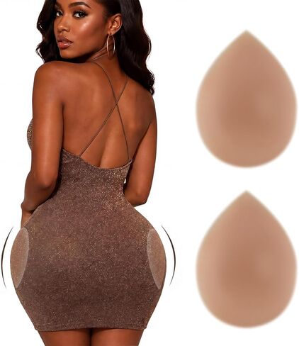 Shyyween Silicone Hip Pads Adhesive for Women, Sticky Butt Lift Enhancer Pads, Reusable Silicone Hip Enhancer for Women in Kuwait