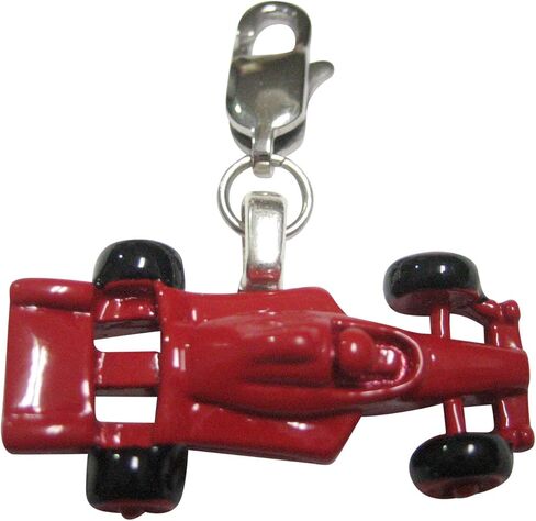 Kiola Designs Red F1 Racing Race Car Pendant Zipper Pull Charm in Kuwait