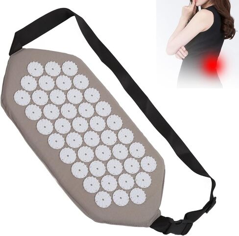 Acupressure Belt for Back Pain Relief, Portable Waist Pain Relief Mat, Compact Tool for Indoor Use, Lightweight and Easy to Use at Home in Kuwait