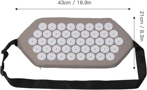 Acupressure Belt for Back Pain Relief, Portable Waist Pain Relief Mat, Compact Tool for Indoor Use, Lightweight and Easy to Use at Home in Kuwait