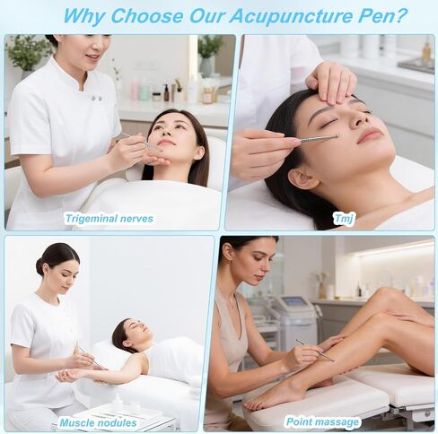 4 Pieces Facial Reflexology Massage Tool Stainless Steel Manual Pen Dual Head Facial Reflexology Tools Portable Massage Tool for Deep Tissue Face Body Muscle Relax in Kuwait