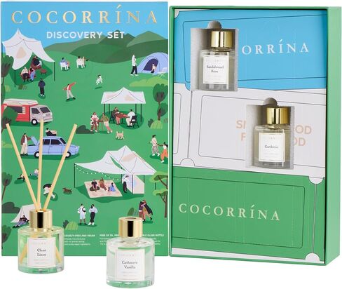 COCORRÍNA Reed Diffuser Set of 6, 10.2oz Scented Oil Diffuser with Sticks, Aromatherapy Essential Oil Diffusers, Home Fragrance for Bathroom & Office Decor, Long Lasting Fragrance Gift Set for Women in Saudi Arabia