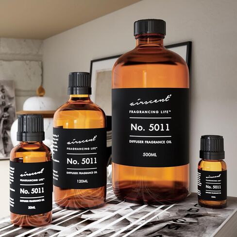 AirScent رقم 5011 زيت ناشر عطر Dupe مستوحى من Labo's Noir Twenty Nine - خشب الأرز والبرغموت والتبغ - مزيج زيت عطري للناشرين والصناعات بالموجات فوق الصوتية وبدون ماء - 10 مل in Kuwait