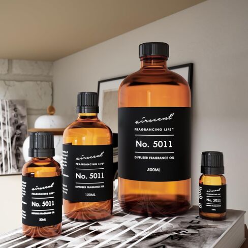 AirScent رقم 5011 زيت ناشر عطر Dupe مستوحى من Labo's Noir Twenty Nine - خشب الأرز والبرغموت والتبغ - مزيج زيت عطري للناشرين والصناعات بالموجات فوق الصوتية وبدون ماء - 10 مل in Kuwait