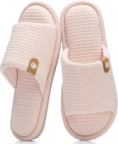 GOEWY Open Toe Slippers for Women with Memory Foam Slip On House Slippers indoor outdoor Anti-Skid Soft Birthday Gifts for Women Her Mom in Kuwait