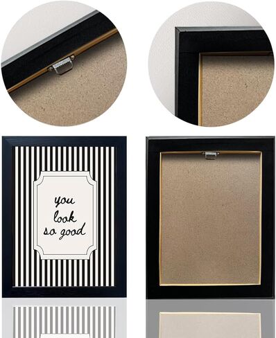 Black and White Bathroom Wall Art You Look So Good Framed Black Striped Bathroom Decor Modern Minimalist Canvas Print Painting Artworks for Wall in Saudi Arabia