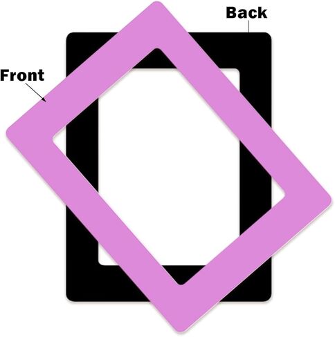 Haploon 50 Pack 4x6 Colorful Magnetic Photo Frames, Fridge Picture Frame Magnets, Reusable Magnet Frame Photo Magnets Sleeves for Refrigerator, Locker, Office, Kitchen Cabinet (5 Color) in Saudi Arabia