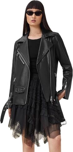 تنورة من قماش التل من AllSaints Jayde in Kuwait