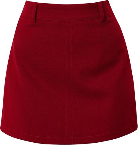 تنورة نسائية كاجوال مريحة ومتعددة الاستخدامات من GOBLES بخصر عالٍ وأنيق للمكتب in Kuwait