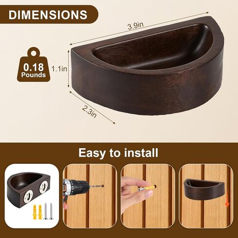 Carbonized Acacia Wood Sauna Aromatherapy Bowl, Sauna Oil Cup Sauna Oil Holder Essential Oil Fragrance Diffuser Bowl for Home Sauna and Steam Sauna, Easy-Clean Slow-Release Sauna Accessories in Kuwait