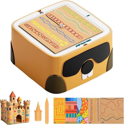 BEAVERBOT Kids Cardboard Cutter Tool - Safe DIY Construction Kit for Children Ages 3+, Educational STEM Craft Toy for Boys & Girls, Creative Art and Building Project Set in Kuwait