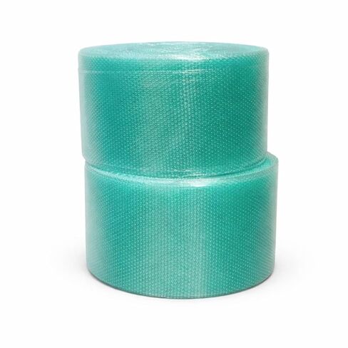 3/16" Small Bubble Cushioning Wrap Recycled Roll 700' x 12" Wide 700FT Perf 12" Green in Saudi Arabia