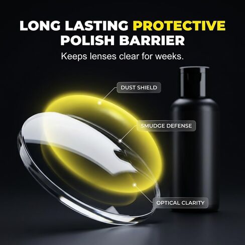 Eyeglass Scratch Remover Spray, Glasses Lens Scratch Remover For Eyeglasses & Sunglasses, Home Minor Lens Cleaning & Restoration Spray For Clearer Vision (1) in Saudi Arabia