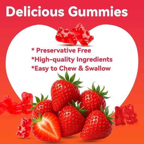 D-Mannose Gummies 1300mg per Serving with Cranberry, Sugar-Free, Vegan, Non-GMO, Gluten-Free, Supports Bladder & Urinary Tract Health, Immune Support, 60 Count in Saudi Arabia