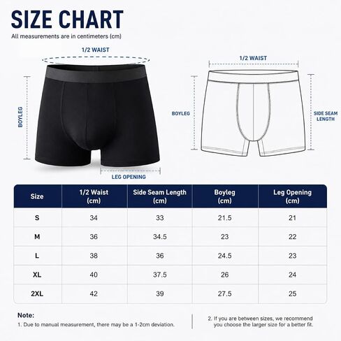 10pcs mens Underwear Boxer Briefs Pack, Cool & Breathable Moisture-wicking Underwear for Men, No Ride Up（Black） in Kuwait