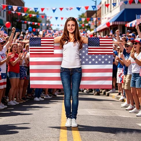Independence Day Flag Wearable Cape with Sleeves，4th of July American Flag Cape Cloak，for International Sports Tournaments,Football Party Supplies，Game Day, Sporting Events, Patriotic Celebrations in Saudi Arabia