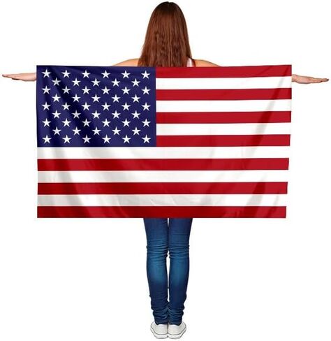 Independence Day Flag Wearable Cape with Sleeves，4th of July American Flag Cape Cloak，for International Sports Tournaments,Football Party Supplies，Game Day, Sporting Events, Patriotic Celebrations in Saudi Arabia