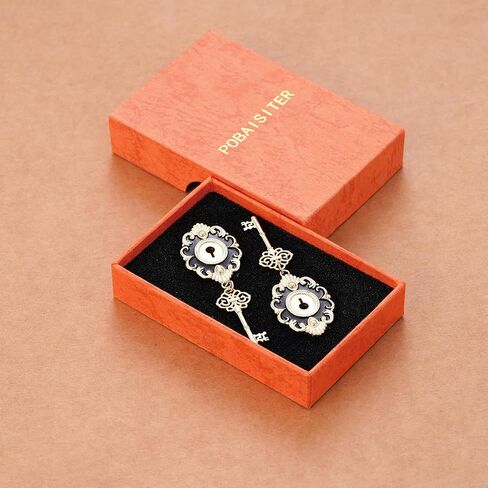 2PCS 316L Stainless steel Dangle Ear Gauges Classical and Gorgeous Gauge Earrings 0g to 16mm Screw Fit Gauges For Ears Expander Stretcher Dangling Gauges For Women Body Piercing Jewelry in Saudi Arabia