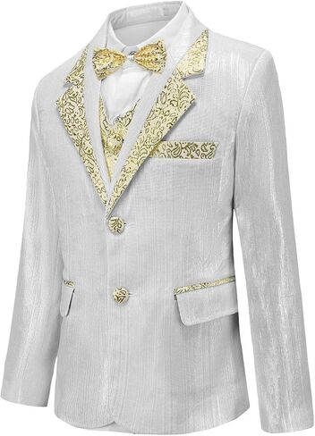 Cloudstyle Boys Suit 3 Pieces Formal Outfit Kids Slim Fit Fashion Set for Party in Kuwait