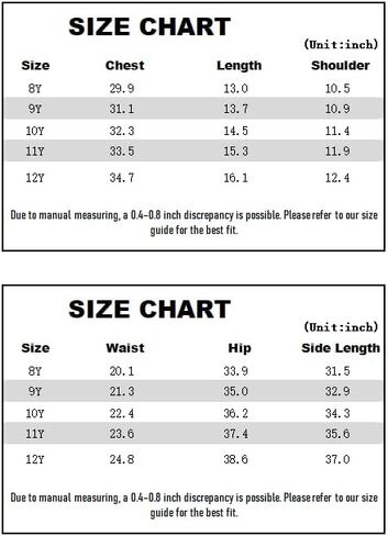 Girls 2-Piece Outfit, Sleeveless Crop Tank Top & Wide Leg Pants Set, Chic Y2K Summer Casual Daily Streetwear Clothes in Kuwait