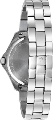 Bulova Ladies' Classic Crystal Stainless Steel 2-Hand Quartz Watch, Pave Dial Style: 96L236 in Kuwait