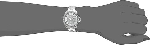 Bulova Ladies' Classic Crystal Stainless Steel 2-Hand Quartz Watch, Pave Dial Style: 96L236 in Kuwait