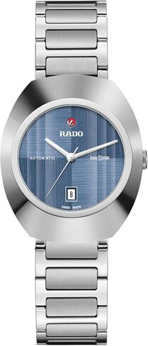 Rado - DiaStar Original Automatic - R12170343 - Women - Automatic - 30.0 mm - Blue Dial - Stainless Steel - Stainless Steel - Silver - Oval - 48 Hours - 10 bar (100 m) in Kuwait