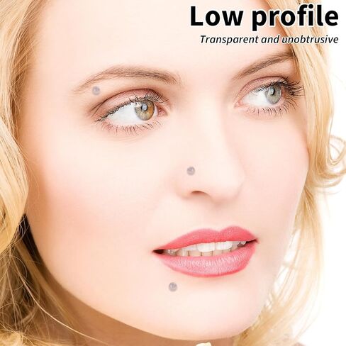 12 قطعة من مجوهرات ثقب Labret 16 جرام من الأقراط البلاستيكية الشفافة للجراحة Bioflex دفع مسطح في أقراط شفافة للعمل الرياضي Monroe Helix Tragus الشفاه ثقب المجوهرات Labret ترصيع للأذنين 4 أحجام in Kuwait