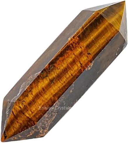 Natural Citrine Crystal Hexagonal Wand Stones, 2" Large Hexagonal Bullet Points Stones, Hexagonal Bullet Shaped Gemstones Chakra Crystals for Witchcraft Meditation Divination in Kuwait