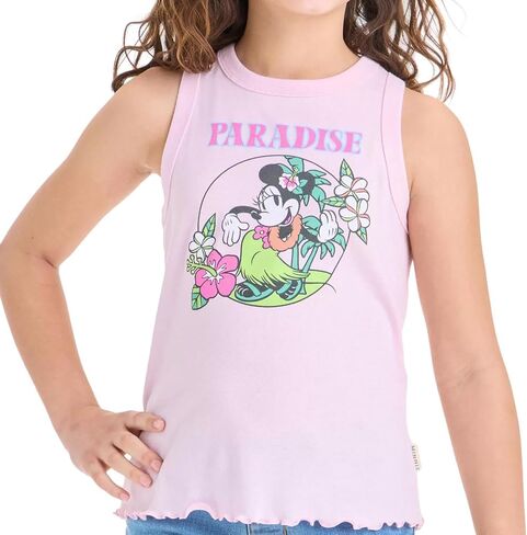 Minnie Mouse Girls Ruffle Bottom Tank Top in Kuwait
