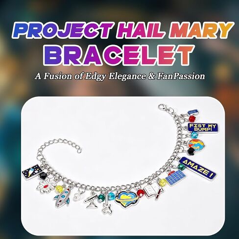 AICase for Project Hail Mary Merch Rocky Gifts Inspired Bracelets Rhinestone Tassel Bracelets Toys Shirt Plush Costume Outfit Poster Sticker Hat Vinyl Merchandise Gifts for Fans Birthday in Kuwait