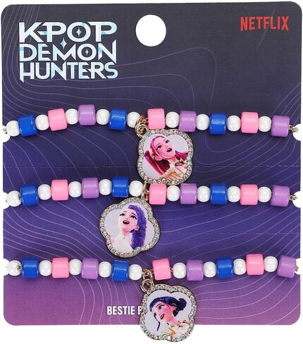 Bioworld KPop Demon Hunters Favorite Characters Bracelets (Set of 3) in Saudi Arabia
