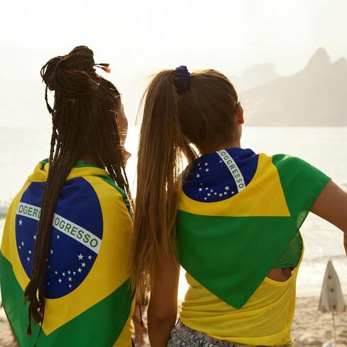 WEITBF 2 Pack Brazil Flag Bandana Brazilian Scarf Bandanas Headband - 100% Cotton, 22 x 22 inches in Saudi Arabia