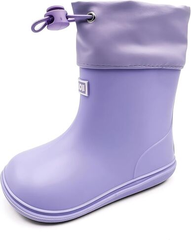 Amoji Kid Rain Boots Boy Mud Rubber Garden Waterproof Rain Shoes JT12 in Saudi Arabia