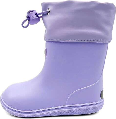 Amoji Kid Rain Boots Boy Mud Rubber Garden Waterproof Rain Shoes JT12 in Saudi Arabia