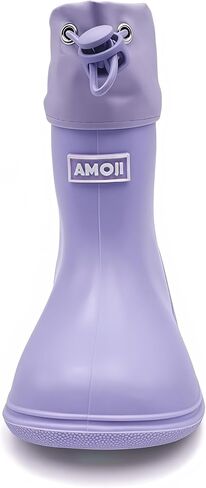 Amoji Kid Rain Boots Boy Mud Rubber Garden Waterproof Rain Shoes JT12 in Saudi Arabia