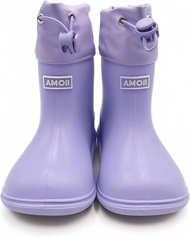 Amoji Kid Rain Boots Boy Mud Rubber Garden Waterproof Rain Shoes JT12 in Saudi Arabia