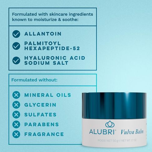 Vulva Balm, Hydrating Moisturizer for Intimate Skin, Fast-Absorbing and Non-Greasy, 1.7 oz in Saudi Arabia