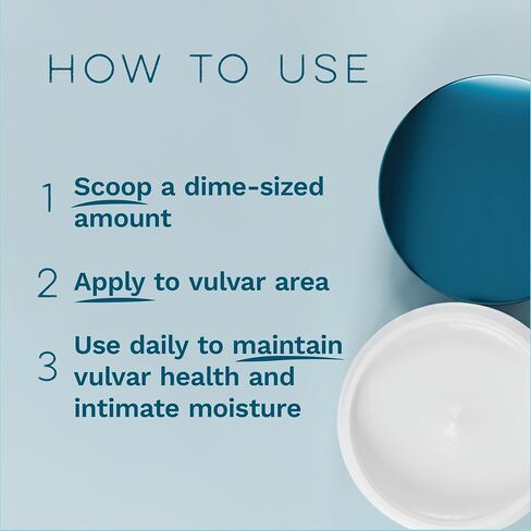 Vulva Balm, Hydrating Moisturizer for Intimate Skin, Fast-Absorbing and Non-Greasy, 1.7 oz in Saudi Arabia