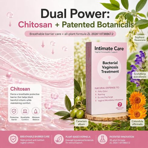 Bacterial Vaginosis Treatment, BV Treatment For Women, Natural Ingredients, Natural Homeopathic, Vaginal Applicators for Odor, Itching, Discharge, BV, and Vaginal Microbiota Imbalance, 7-PreFilled in Saudi Arabia
