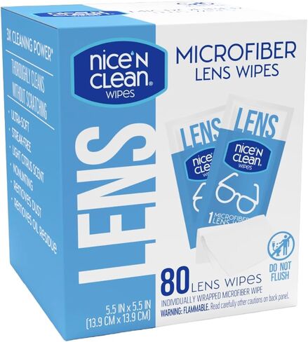 NNC 80 CT Microfiber Lens Wipes - Single Carton in Saudi Arabia