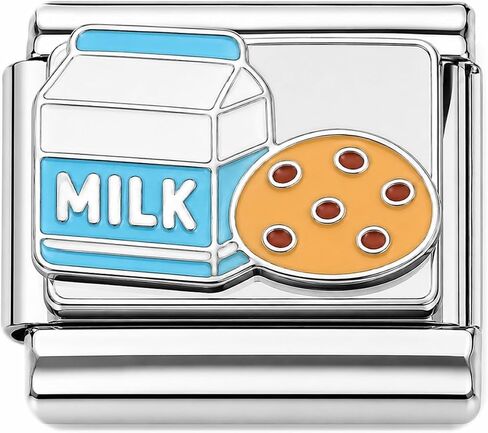 NewCharms Milk and Cookie Chocolate Chip Italian Charm in Kuwait